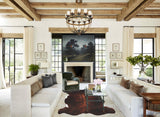 Dark Brindle X-Large Brazilian Cowhide Rug 6'8"H x 6'1"W #A40540 by Hudson Hides