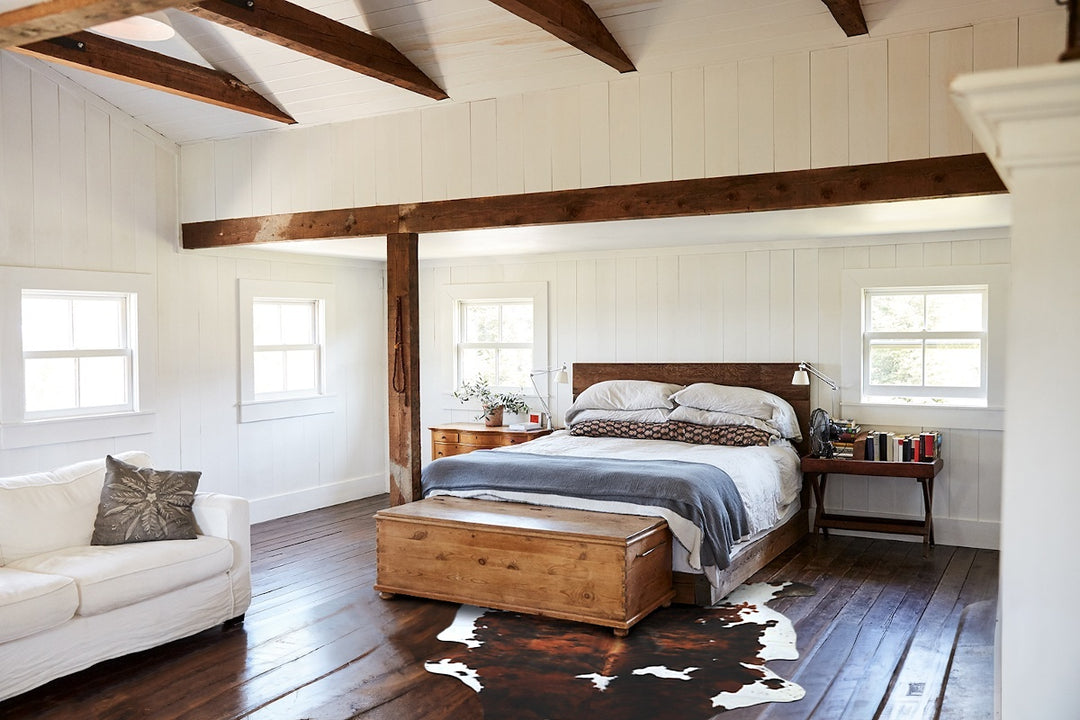 Tricolor X-Large European Cowhide Rug 6'9"H x 6'3"W #A40547 by Hudson 