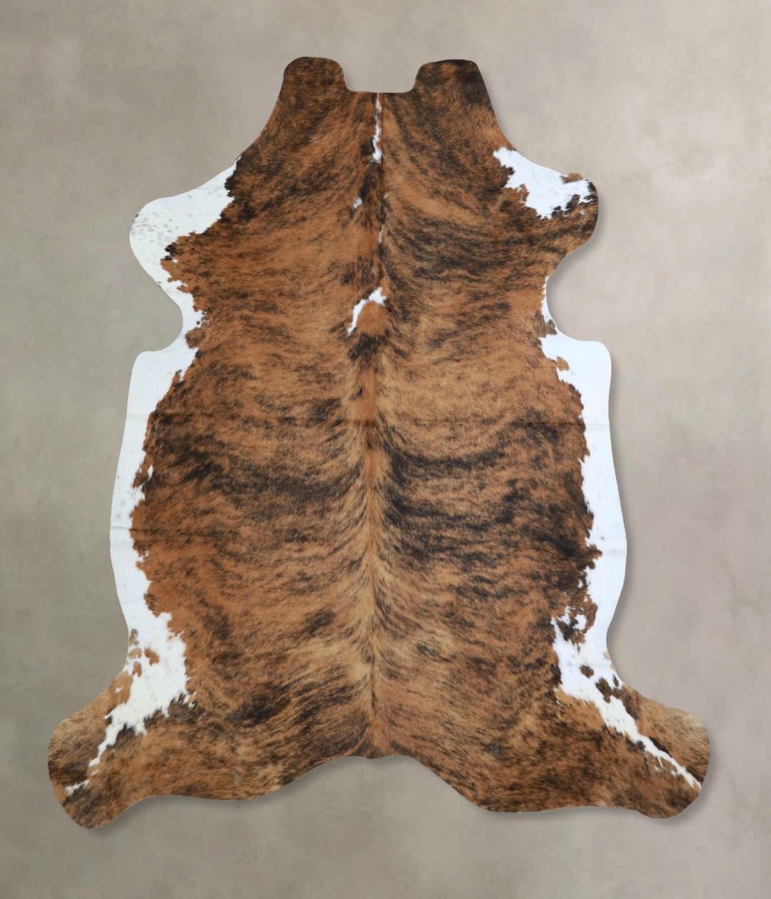Tricolor X-Large European Cowhide Rug 7'2"H x 6'5"W #A40548 by Hudson 
