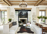 Dark Brindle X-Large Brazilian Cowhide Rug 7'0"H x 6'4"W #A40552 by Hudson Hides