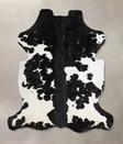 Black and White X-Large Brazilian Cowhide Rug 6'8"H x 6'5"W #A40568 by Hudson Hides