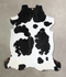 Black and White X-Large Brazilian Cowhide Rug 6'7
