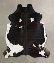 Black and White X-Large Brazilian Cowhide Rug 6'6"H x 6'2"W #A40570 by Hudson Hides