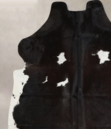 Black and White X-Large Brazilian Cowhide Rug 6'6"H x 6'2"W #A40570 by Hudson Hides