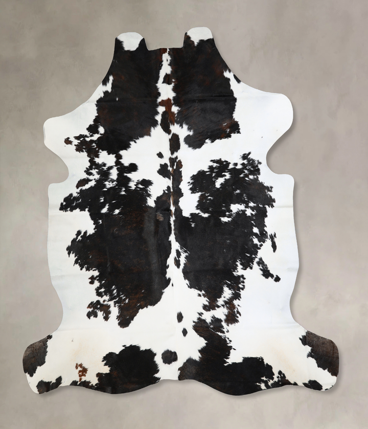 Black and White X-Large Brazilian Cowhide Rug 6'11"H x 6'6"W #A40623 by Hudson Hides