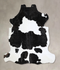 Black and White X-Large Brazilian Cowhide Rug 6'7
