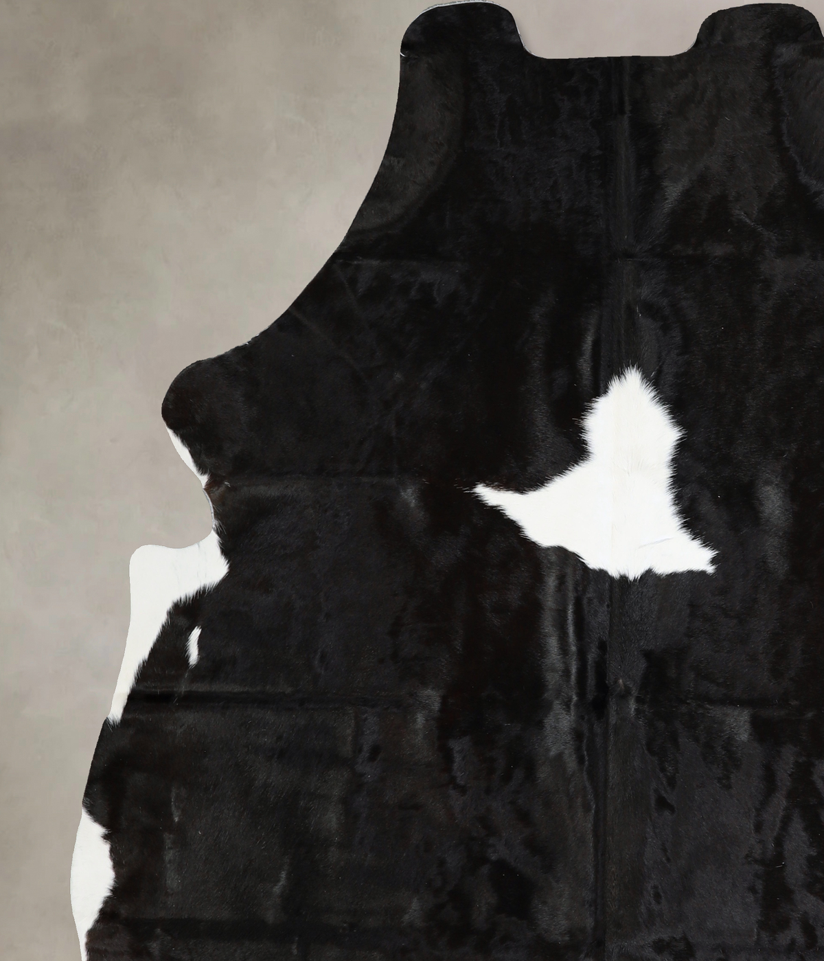 Black and White X-Large Brazilian Cowhide Rug 6'9"H x 6'0"W #A40666 by Hudson Hides