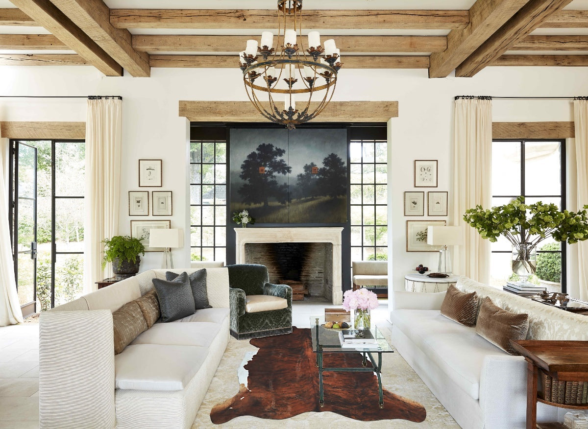 Medium Brindle Cowhide Rug #A40696
