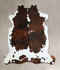 Tricolor X-Large European Cowhide Rug 6'7