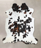 Tricolor Large European Cowhide Rug 6'3