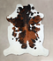 Tricolor X-Large European Cowhide Rug 7'6