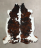 Tricolor X-Large European Cowhide Rug 7'0