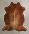 Medium Brindle X-Large Brazilian Cowhide Rug 7'0