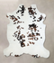 Tricolor XX-Large European Cowhide Rug 7'4