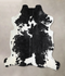 Black and White X-Large Brazilian Cowhide Rug 6'10