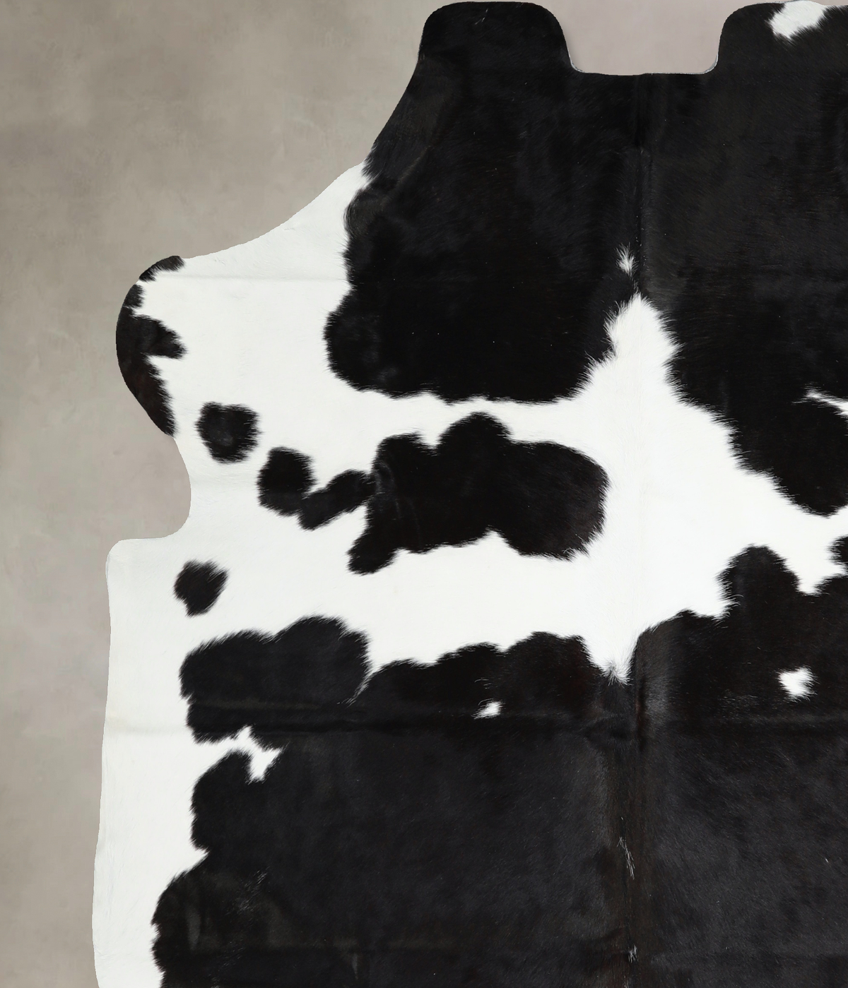 Black and White X-Large Brazilian Cowhide Rug 6'11"H x 6'2"W #A40815 by Hudson Hides