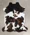 Tricolor X-Large European Cowhide Rug 7'2