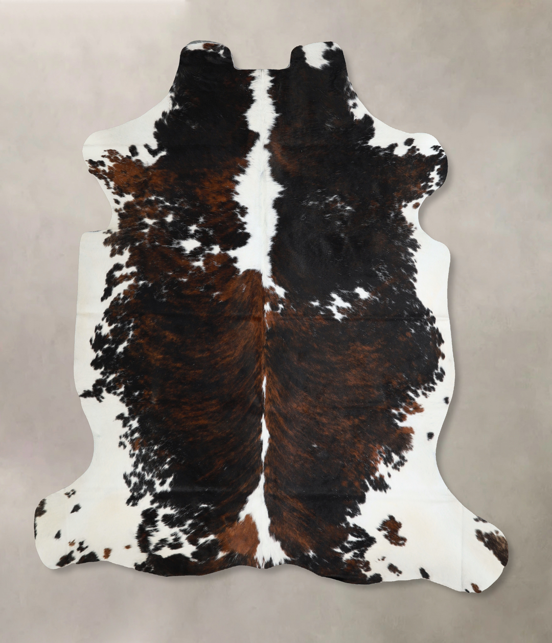 Tricolor X-Large European Cowhide Rug 6'7"H x 6'3"W #A40868 by Hudson 