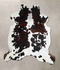 Tricolor X-Large European Cowhide Rug 6'8