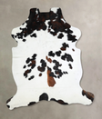 Tricolor X-Large European Cowhide Rug 7'4"H x 6'1"W #A40892 by Hudson Hides