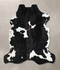 Black and White X-Large Brazilian Cowhide Rug 6'8