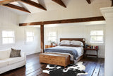 Tricolor X-Large European Cowhide Rug 7'1"H x 6'4"W #A40928 by Hudson Hides