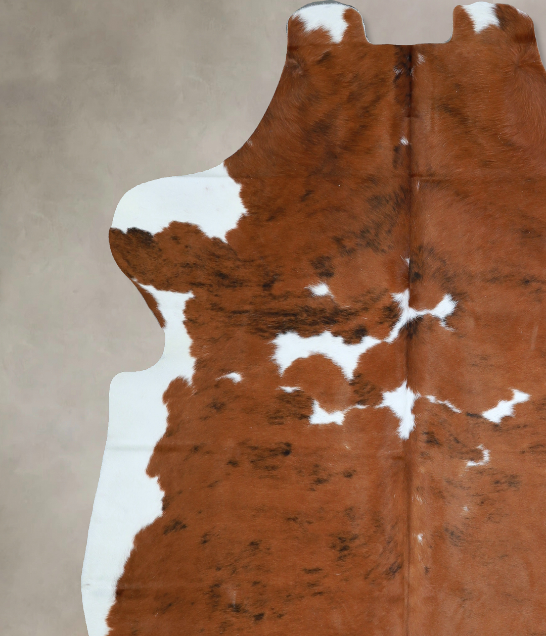 Tricolor X-Large European Cowhide Rug 7'1"H x 6'2"W #A40935 by Hudson 