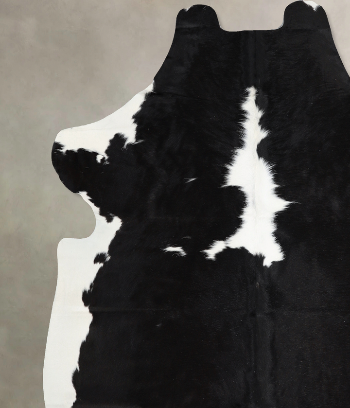 Black and White X-Large Brazilian Cowhide Rug 6'6"H x 6'2"W #A40947 by Hudson Hides