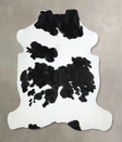 Black and White X-Large Brazilian Cowhide Rug 6'5"H x 6'3"W #A40948 by Hudson Hides