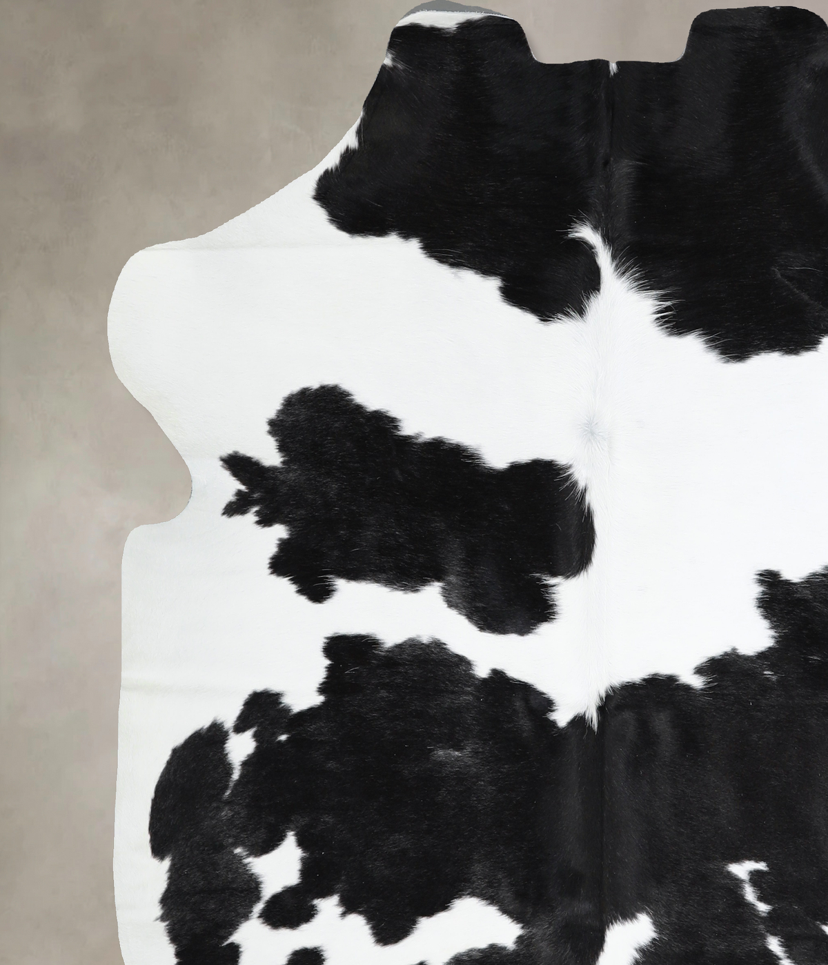 Black and White X-Large Brazilian Cowhide Rug 6'5"H x 6'3"W #A40948 by Hudson Hides