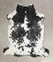 Black and White X-Large Brazilian Cowhide Rug 6'6