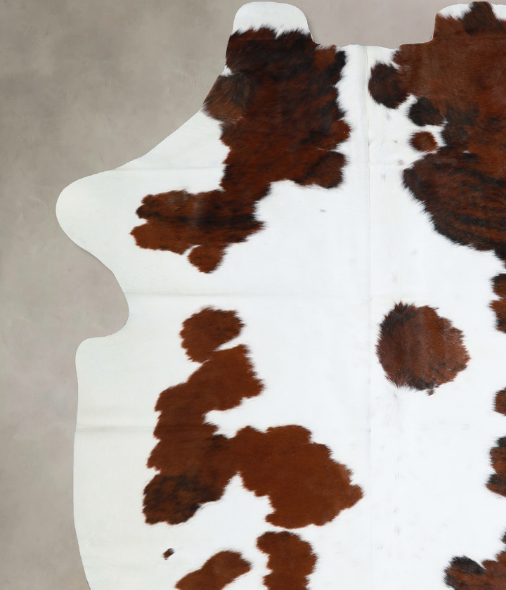 Tricolor X-Large European Cowhide Rug 7'3"H x 6'0"W #A40964 by Hudson Hides