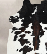 Black and White X-Large Brazilian Cowhide Rug 6'9"H x 6'3"W #A40973 by Hudson Hides