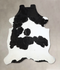 Black and White XX-Large Brazilian Cowhide Rug 8'2