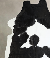 Black and White XX-Large Brazilian Cowhide Rug 8'2"H x 6'11"W #A40978 by Hudson Hides