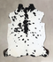 Black and White X-Large Brazilian Cowhide Rug 6'11