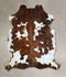 Tricolor X-Large European Cowhide Rug 7'0