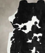 Black and White X-Large Brazilian Cowhide Rug 7'3"H x 6'0"W #A40996 by Hudson Hides