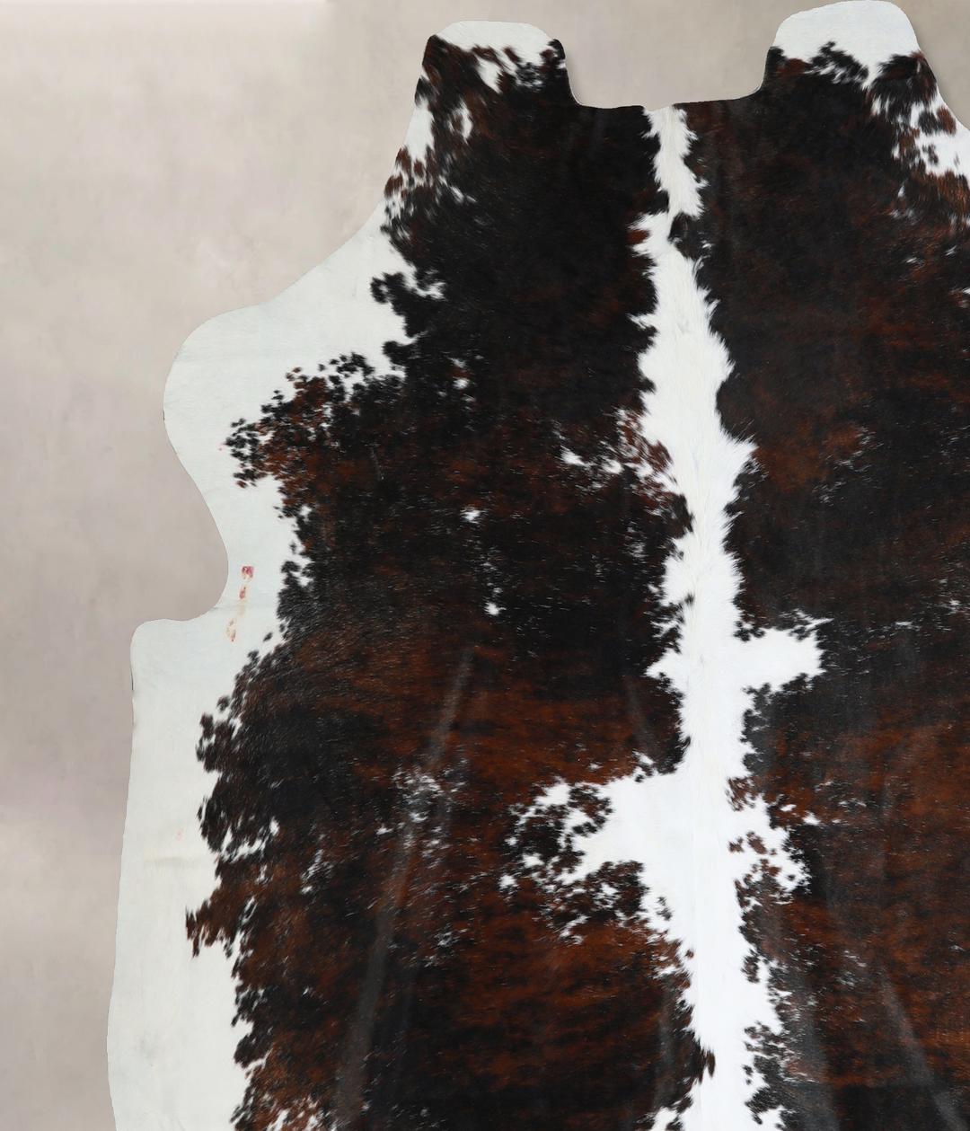 Tricolor XX-Large European Cowhide Rug 7'3"H x 7'1"W #A41004 by Hudson