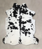 Black and White X-Large Brazilian Cowhide Rug 6'11