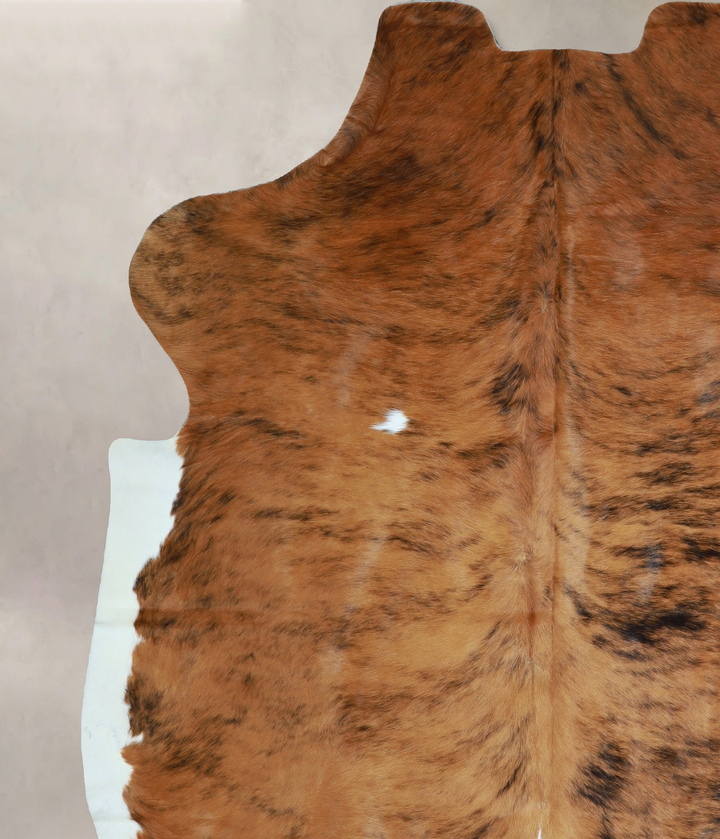 Tricolor X-Large European Cowhide Rug 7'3"H x 6'4"W #A41049 by Hudson Hides