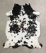 Tricolor X-Large European Cowhide Rug 7'6"H x 6'4"W #A41074 by Hudson Hides