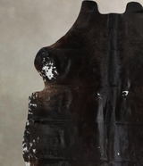 Black and White X-Large Brazilian Cowhide Rug 7'0"H x 6'3"W #A41090 by Hudson Hides