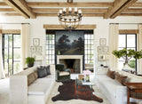 Dark Brindle X-Large Brazilian Cowhide Rug 7'5"H x 6'4"W #A41098 by Hudson Hides