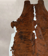 Tricolor X-Large European Cowhide Rug 6'11"H x 6'4"W #A41100 by Hudson Hides