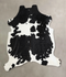 Black and White X-Large Brazilian Cowhide Rug 6'5