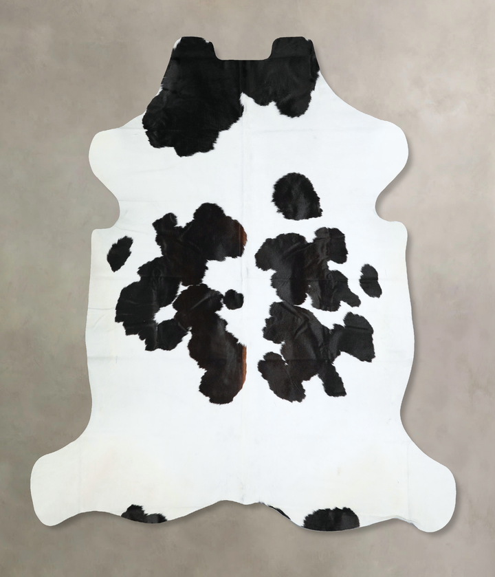 Black and White X-Large Brazilian Cowhide Rug 6'10"H x 6'5"W #A41171 by Hudson Hides