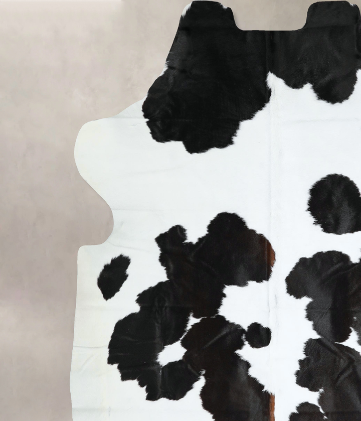 Black and White X-Large Brazilian Cowhide Rug 6'10"H x 6'5"W #A41171 by Hudson Hides