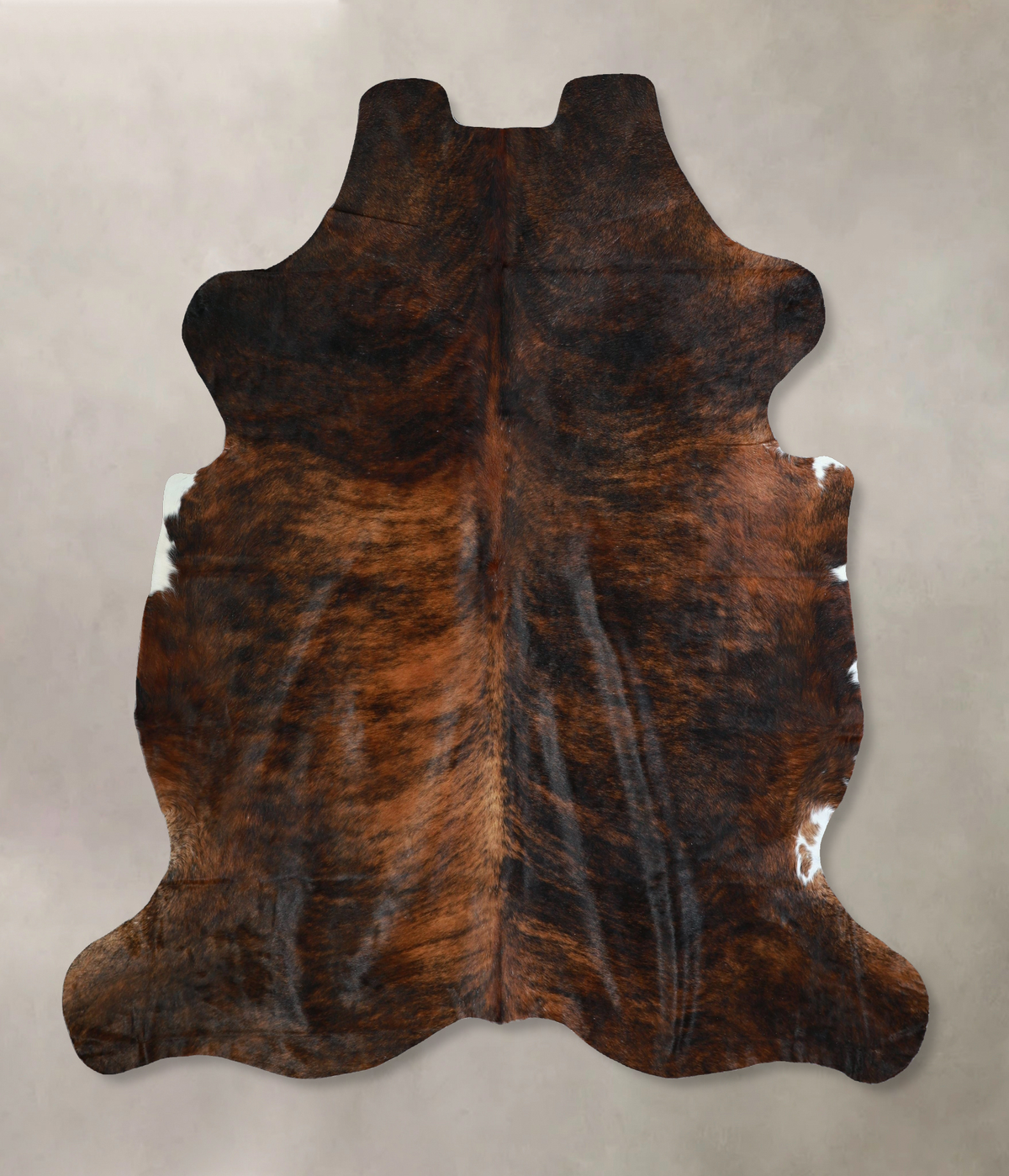 Dark Brindle Cowhide Rug #A41193