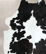 Black and White X-Large Brazilian Cowhide Rug 7'3"H x 5'10"W #A41201 by Hudson Hides